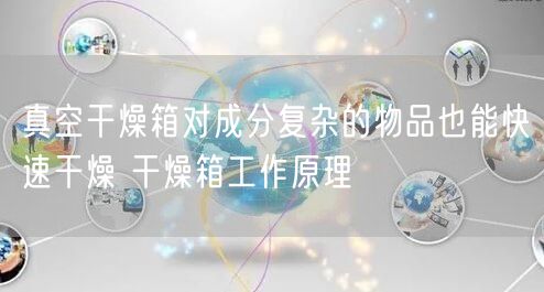 真空干燥箱對成分復雜的物品也能快速干燥 干燥箱工作原理(圖1)